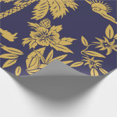 Nahtlose Vintage Designs mit Hawaii, trop Geschenkpapier (Ecke)