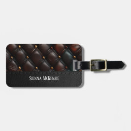 Nahtlose Vintage Gepäckmarke Gepäckanhänger