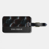 Nahtlose Vintage Gepäckmarke Gepäckanhänger (Rückseite horizontal)