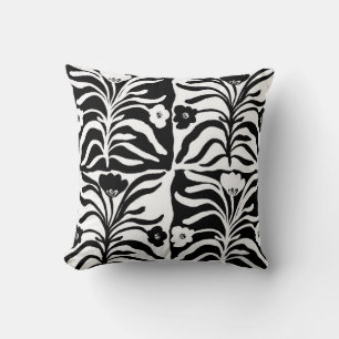 Nahtlose Vintage Hand mit Blumenmuster  Kissen