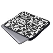 Nahtlose Vintage Hand mit Blumenmuster  Laptopschutzhülle (Vorne Knopf)