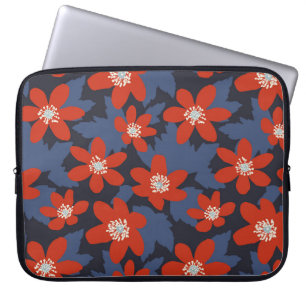 Nahtlose Vintage Muster im skandinavischen Stil mi Laptopschutzhülle