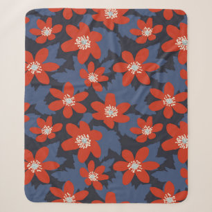 Nahtlose Vintage Muster im skandinavischen Stil mi Sherpadecke