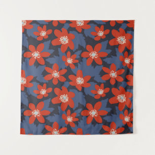 Nahtlose Vintage Muster im skandinavischen Stil mi Wandteppich