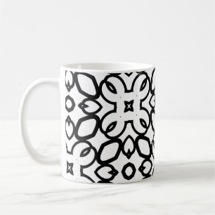 Nahtlose Vintage Muster in geometrischen Ornamente Kaffeetasse