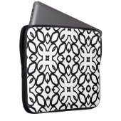 Nahtlose Vintage Muster in geometrischen Ornamente Laptopschutzhülle (Vorne Rechts)