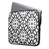 Nahtlose Vintage Muster in geometrischen Ornamente Laptopschutzhülle (Vorderseite Links)