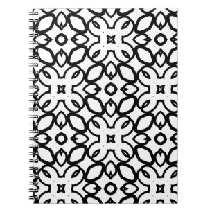 Nahtlose Vintage Muster in geometrischen Ornamente Notizblock