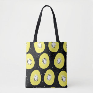 Nahtlose Vintage Muster Kiwi Frucht. Handgezogene Tasche