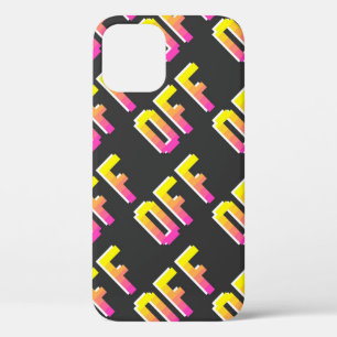 Nahtlose Vintage Pixelabweichung der Zeichen. Kont Case-Mate iPhone Hülle