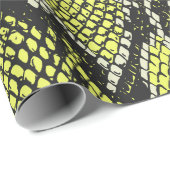 Nahtlose Vintage Schlangenhautmuster von Tieren. S Geschenkpapier (Rolleneckpunkt)