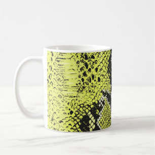 Nahtlose Vintage Schlangenhautmuster von Tieren. S Kaffeetasse