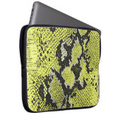 Nahtlose Vintage Schlangenhautmuster von Tieren. S Laptopschutzhülle (Vorne Rechts)