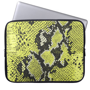 Nahtlose Vintage Schlangenhautmuster von Tieren. S Laptopschutzhülle