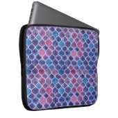 Nahtlose Violette Laptopschutzhülle (Vorne Rechts)