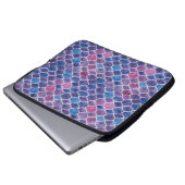 Nahtlose Violette Laptopschutzhülle (Vorne Knopf)