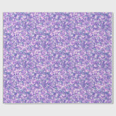 Nahtlose violette lila Silberglatter-Glitzern gl Geschenkpapier (Flach)