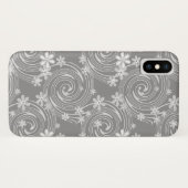 Nahtlose violette, wirbelfarbene Blume Case-Mate iPhone Hülle (Rückseite (Horizontal))