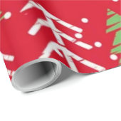 Nahtlose Weihnachtsmuster Geschenktasche Geschenkpapier (Rolleneckpunkt)