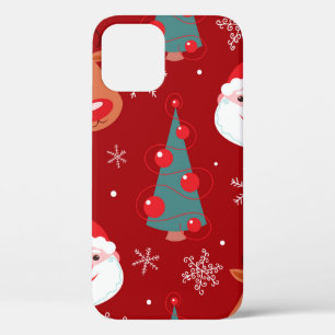 Nahtlose Weihnachtsmuster mit Rentiersalm Case-Mate iPhone Hülle