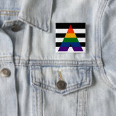 Nahtlose Wiederholung des LGBT-Alily-Pride-Flag-Mu Button (Beispiel)