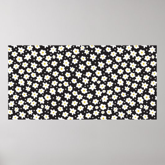 Nahtlose, winzige, Vintage Muster Poster (Vorne)