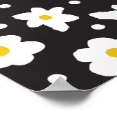 Nahtlose, winzige, Vintage Muster Poster (Ecke)