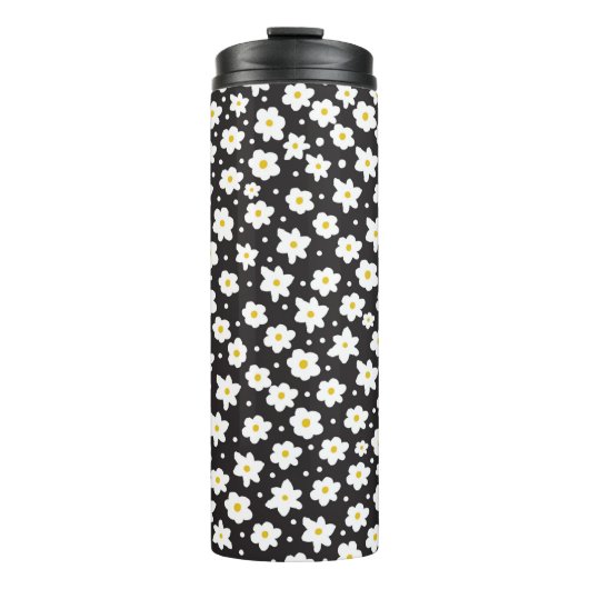 Nahtlose, winzige, Vintage Muster Thermosbecher (Vorderseite)