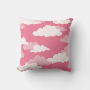 Nahtlose Wolkendecke, Vintage Textur. Kissen