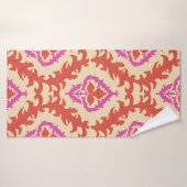 Nahtlose Ziermuster mit traditioneller Mitte Badehandtuch (Badehandtuch)