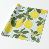 Nahtlose Zitrusfrüchte Vintag Geschenkpapier (Ungerollt)