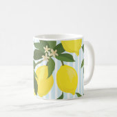Nahtlose Zitrusfrüchte Vintag Kaffeetasse (VorderseiteRechts)