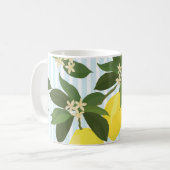 Nahtlose Zitrusfrüchte Vintag Kaffeetasse (Vorderseite Links)
