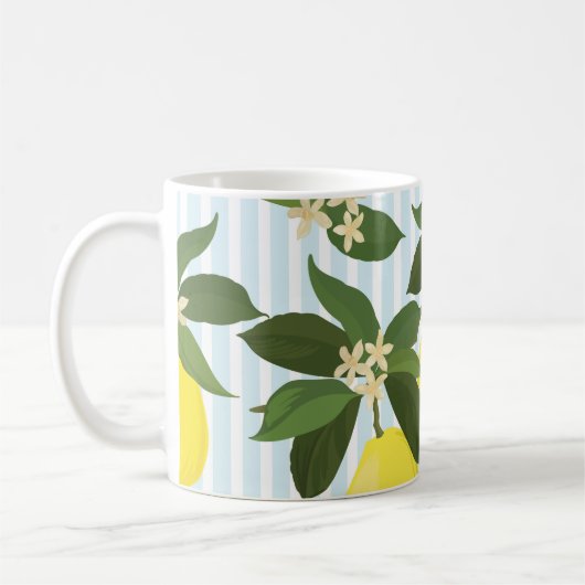 Nahtlose Zitrusfrüchte Vintag Kaffeetasse (Links)