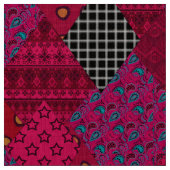 Nahtloser abstrakter boho-Ethno-Patchwork-Steppdec Stoff (Muster)