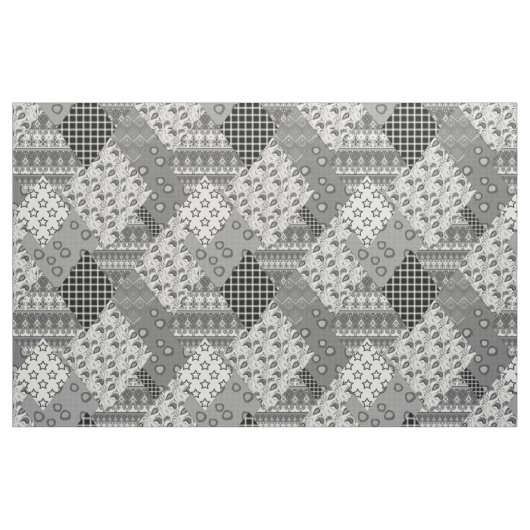Nahtloser abstrakter boho-Ethno-Patchwork-Steppdec Stoff (Yard (91,4 cm))