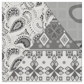 Nahtloser abstrakter boho-Ethno-Patchwork-Steppdec Stoff (Nahaufnahme)