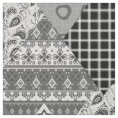 Nahtloser abstrakter boho-Ethno-Patchwork-Steppdec Stoff (Muster)