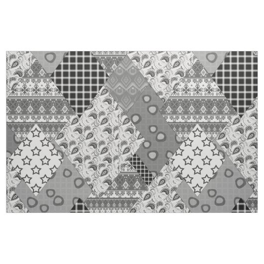 Nahtloser abstrakter boho-Ethno-Patchwork-Steppdec Stoff (Fat Quarter (45,7 x 55,9 cm))