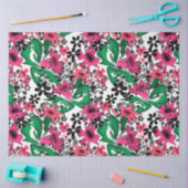 Nahtloser abstrakter Cartoon niedliche Blume Blume Seidenpapier (Basteln)