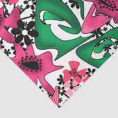 Nahtloser abstrakter Cartoon niedliche Blume Blume Seidenpapier (Ausschnitt)