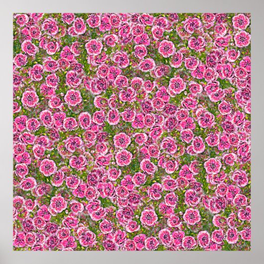 nahtloser abstrakter Hintergrund, Stoffstrom in Fa Poster (Vorne)