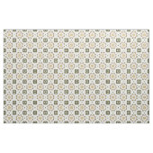 Nahtloser Achtecker formt grün, braun, weiß Stoff (Yard (91,4 cm))
