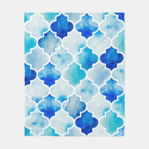 Nahtloser Aquarellhintergrund. Schöne Handtrommel Fleecedecke