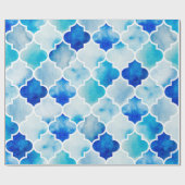 Nahtloser Aquarellhintergrund. Schöne Handtrommel Geschenkpapier (Flach)