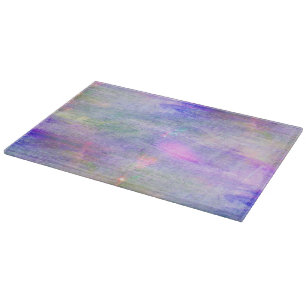 nahtloser blauer, rosa Hintergrund gelbe Wasserfar Schneidebrett