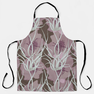 Nahtloser blumengeschmückter Hintergrund, nahtlose Schürze