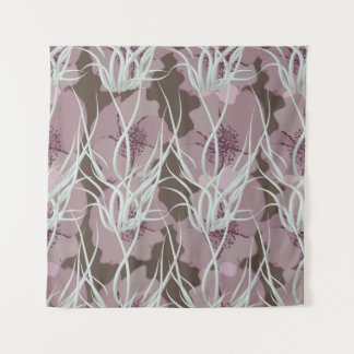 Nahtloser blumengeschmückter Hintergrund, nahtlose Wandteppich