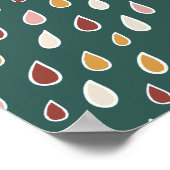 Nahtloser Boho-Sommer Poster (Ecke)