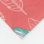 Nahtloser Federmuster-Hintergrund. Endlose Farbe Fleecedecke (Ecke)